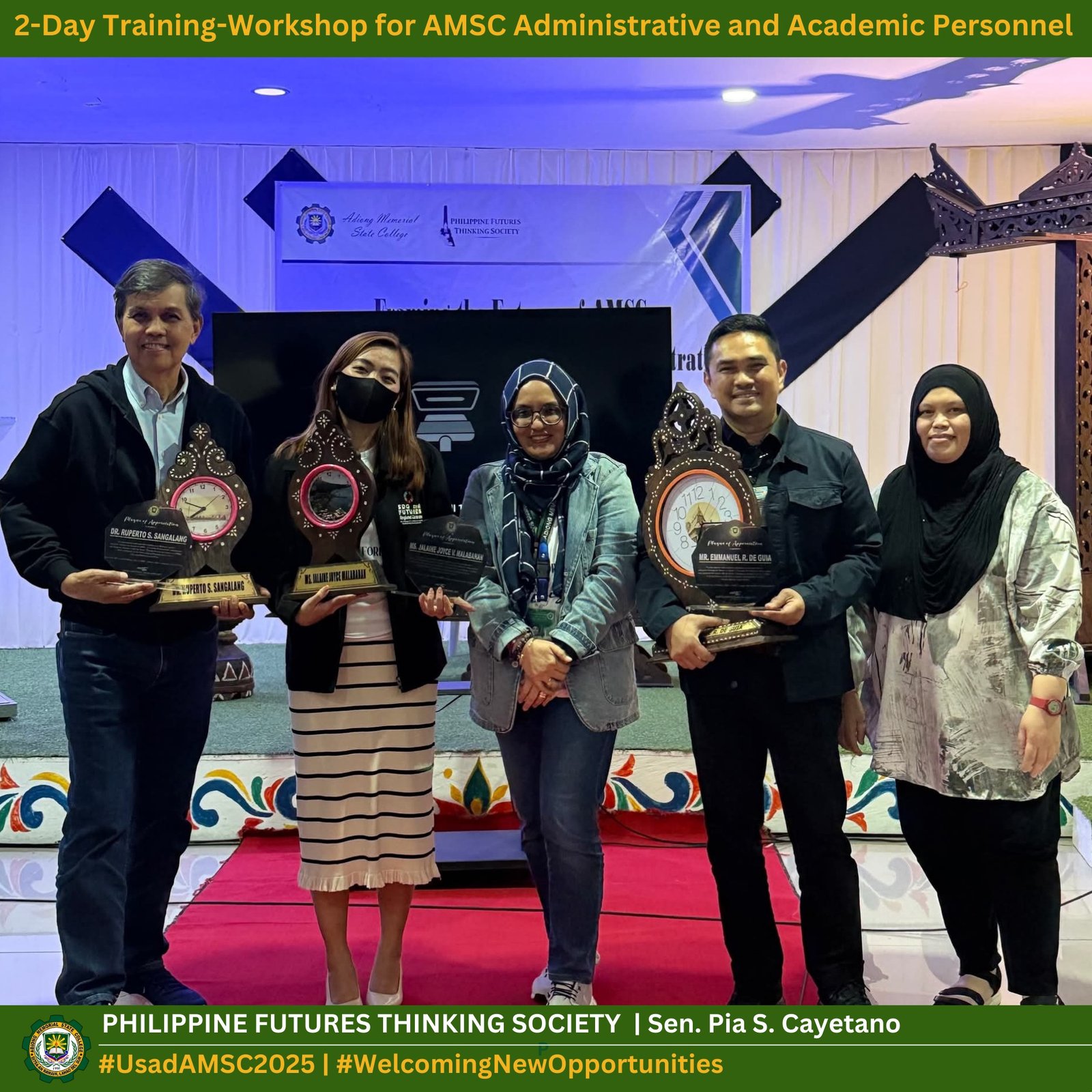 𝘍𝘙𝘈𝘔𝘐𝘕𝘎 𝘛𝘏𝘌 𝘍𝘜𝘛𝘜𝘙𝘌𝘚 𝘰𝘧 𝘈𝘥𝘪𝘰𝘯𝘨 𝘔𝘦𝘮𝘰𝘳𝘪𝘢𝘭 𝘚𝘵𝘢𝘵𝘦 𝘊𝘰𝘭𝘭𝘦𝘨𝘦:  𝘞𝘩𝘢𝘵 𝘭𝘪𝘦𝘴 𝘢𝘩𝘦𝘢𝘥? |  𝑨 𝒕𝒘𝒐-𝒅𝒂𝒚 𝒕𝒓𝒂𝒊𝒏𝒊𝒏𝒈-𝒘𝒐𝒓𝒌𝒔𝒉𝒐𝒑 𝒇𝒐𝒓 𝑨𝑴𝑺𝑪 𝑨𝒅𝒎𝒊𝒏𝒊𝒔𝒕𝒓𝒂𝒕𝒊𝒗𝒆 𝒂𝒏𝒅 𝑨𝒄𝒂𝒅𝒆𝒎𝒊𝒄 𝑷𝒆𝒓𝒔𝒐𝒏𝒏𝒆𝒍